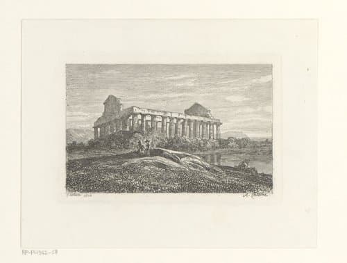 Pestum by Alexandre Calame