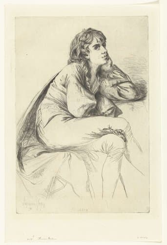 Portret van Thomas Haden of Derby by Francis Seymour-Haden (Sir)