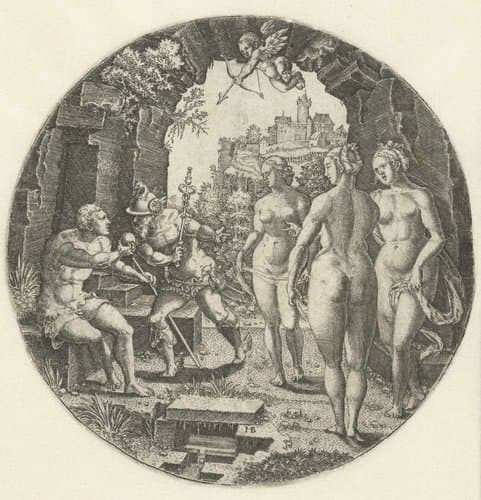 Paris oordeelt of Venus, Minerva of Juno de mooiste is