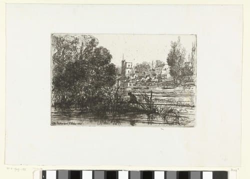 Twickenham aan de Theems by Francis Seymour-Haden (Sir)