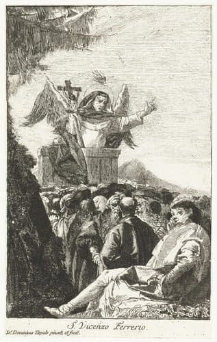 S. Vicenzo Ferrerio by Giovanni Domenico Tiepolo