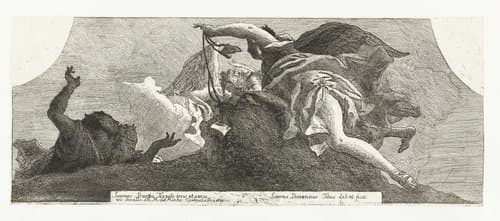 Engel met scapulier by Giovanni Domenico Tiepolo