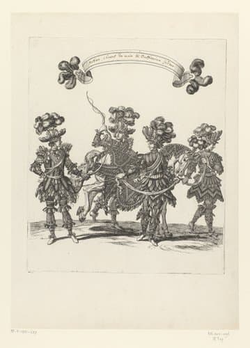 Estafiers, cheval de main & Palfrenier Indiens by François Chauveau