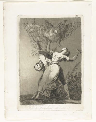 Kan niemand ons los maken? by Francisco de Goya