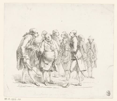 Diplomaten uit Napels by Dominique Vivant Denon (baron)