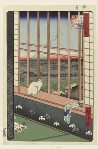 Portrait of Hiroshige (I) , Utagawa