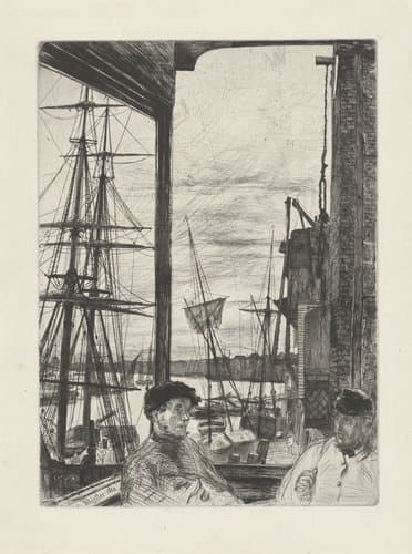 Rotherhithe by James Abbott McNeill Whistler