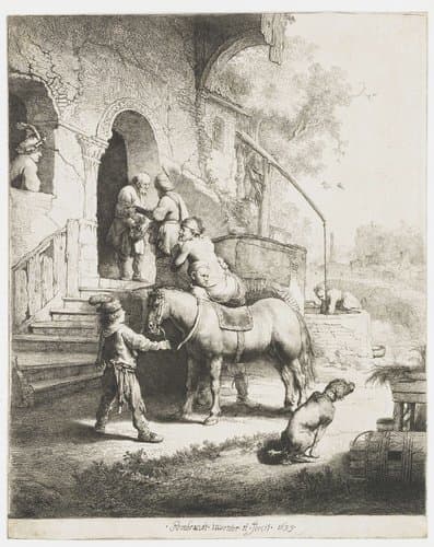 The Good Samaritan by Rembrandt van Rijn