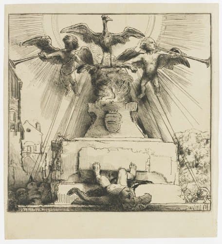 The Phoenix or the Statue Overthrown by Rembrandt van Rijn