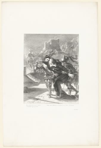 Mon destin me crie de le suivre (...) by Eugène Delacroix
