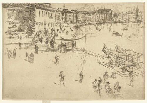 Riva del Sciavoni by James Abbott McNeill Whistler