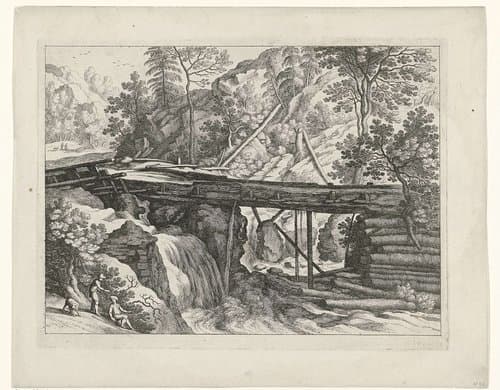 Italiaanse landschappen by Guilliam van Nieulandt (II)