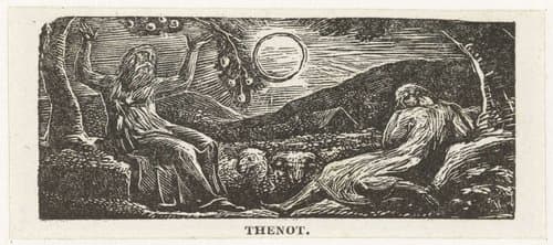 Thenot onder de vruchtboom by William Blake