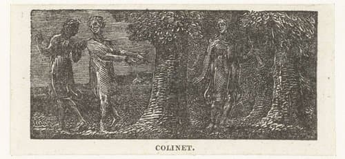 Illustrations of imitation of Eclogue I by William Blake