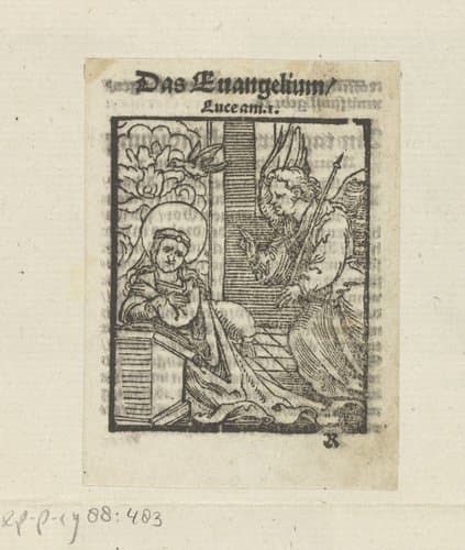 Annunciatie by anonymous; anonymous