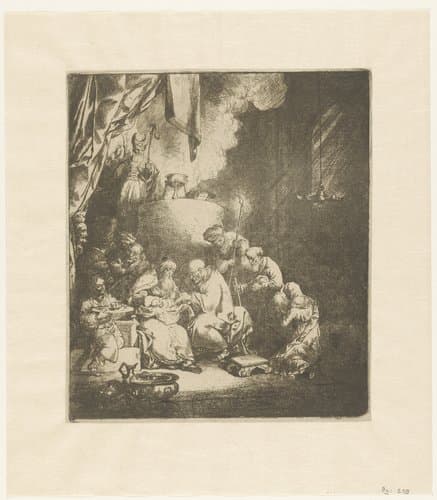 Besnijdenis van Christus by Christian Wilhelm Ernst Dietrich
