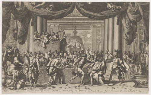 Mort d'Amnon filz de David by anonymous