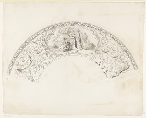 Allegorie op de inhuldiging van Frederik Willem II by Daniel Nikolaus Chodowiecki