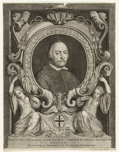 Portret van Karel van den Bosch, bisschop van Brugge by Pieter de Brune
