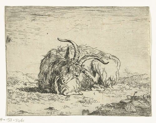 Rustende bok by Marcus de Bye