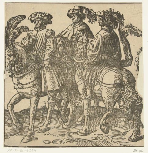 De Graven en Gravinnen van Holland by Jacob Cornelisz van Oostsanen
