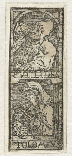 Euclides en Ptolomeus by anonymous