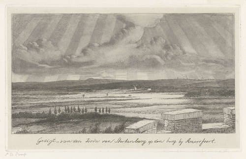 Landschap rond Amersfoort by Jacobus Ludovicus Cornet