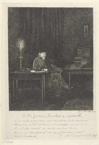Portret van Humbert de Superville by Jacobus Ludovicus Cornet