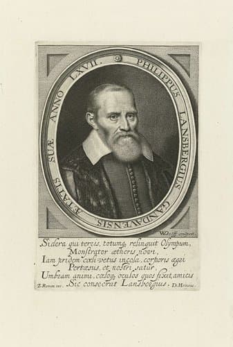 Portret van Johan Philip Lansberge op 67-jarige leeftijd by Willem Jacobsz Delff