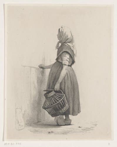 Vijf etsproeven by Pierre Louis Dubourcq