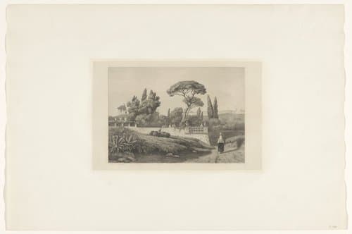 Italiaanse villa by Pierre Louis Dubourcq