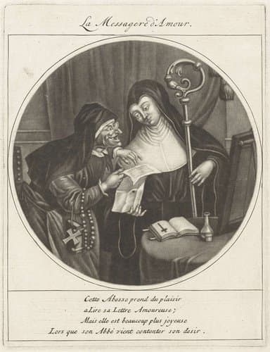 Liefdesbrief by Cornelis Dusart
