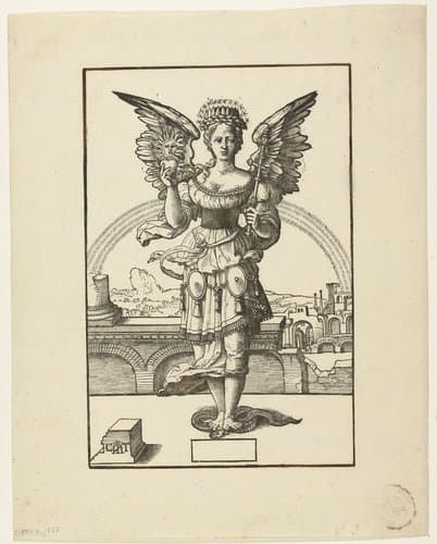 Triomf van het Christendom by Cornelis Anthonisz.