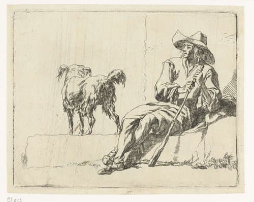 Geiten by Nicolaes Pietersz Berchem