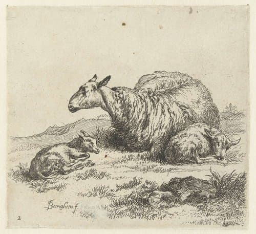 Schapen by Nicolaes Pietersz Berchem