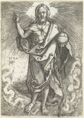 Christus en de twaalf apostelen by Hans Sebald Beham