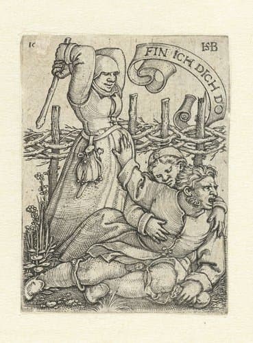 Fin Ich Dich Do by Hans Sebald Beham
