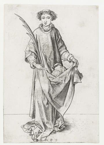 Heilige Stefanus by Martin Schongauer