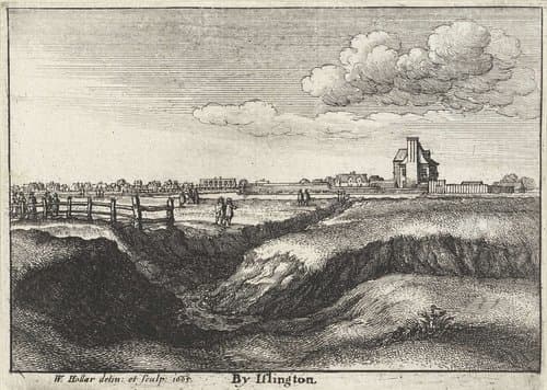 By Islington by Wenceslaus Hollar