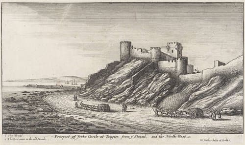 Gezichten op Tanger by Wenceslaus Hollar