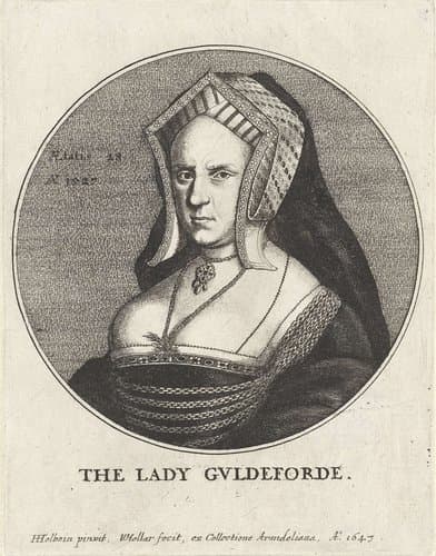Portret van Mary Watton by Wenceslaus Hollar