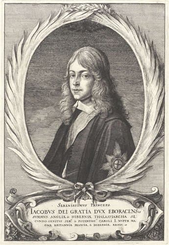 Portret van James Stuart by Wenceslaus Hollar