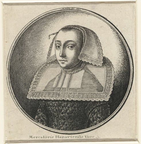 Mercatoris Hanaviensis Vxor by Wenceslaus Hollar