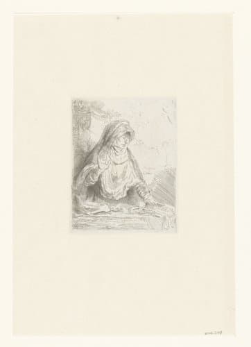 The Virgin with the instruments of the Passion