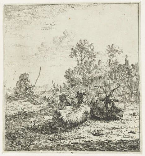 Dieren by Karel du Jardin