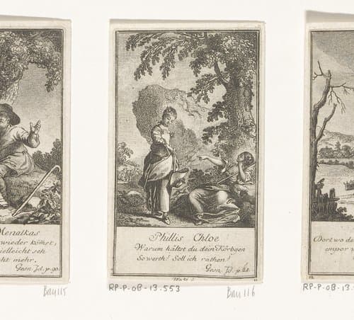 Phillis en Chloë by Daniel Nikolaus Chodowiecki