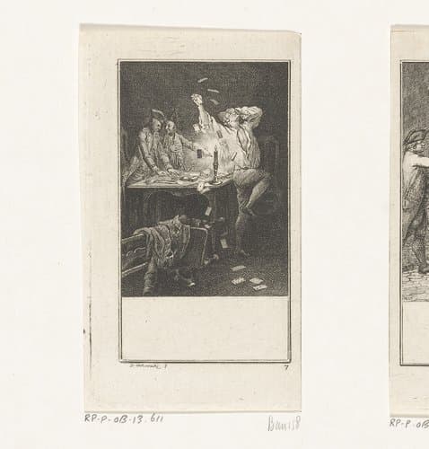 Oefening in geduld en verachting van rijkdom by Daniel Nikolaus Chodowiecki
