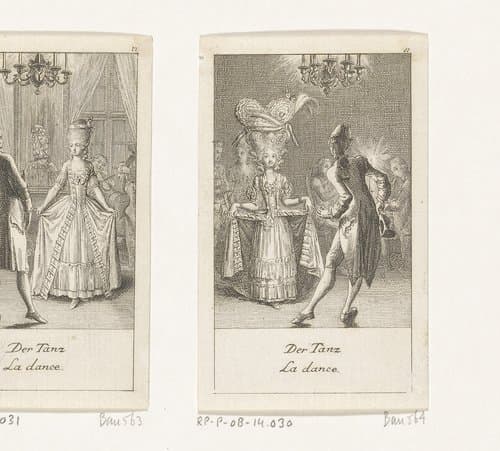 Der Tanz / La dance by Daniel Nikolaus Chodowiecki