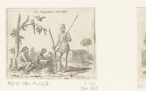 Oorspronkelijke bewoners van Amerika by Daniel Nikolaus Chodowiecki