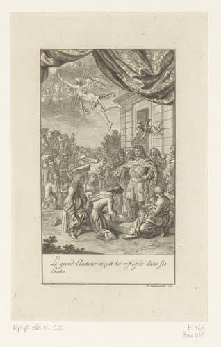 Friedrich Wilhelm gelauwerd en geëerd by Daniel Nikolaus Chodowiecki